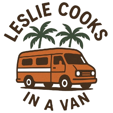 Leslie Cooks In a Van