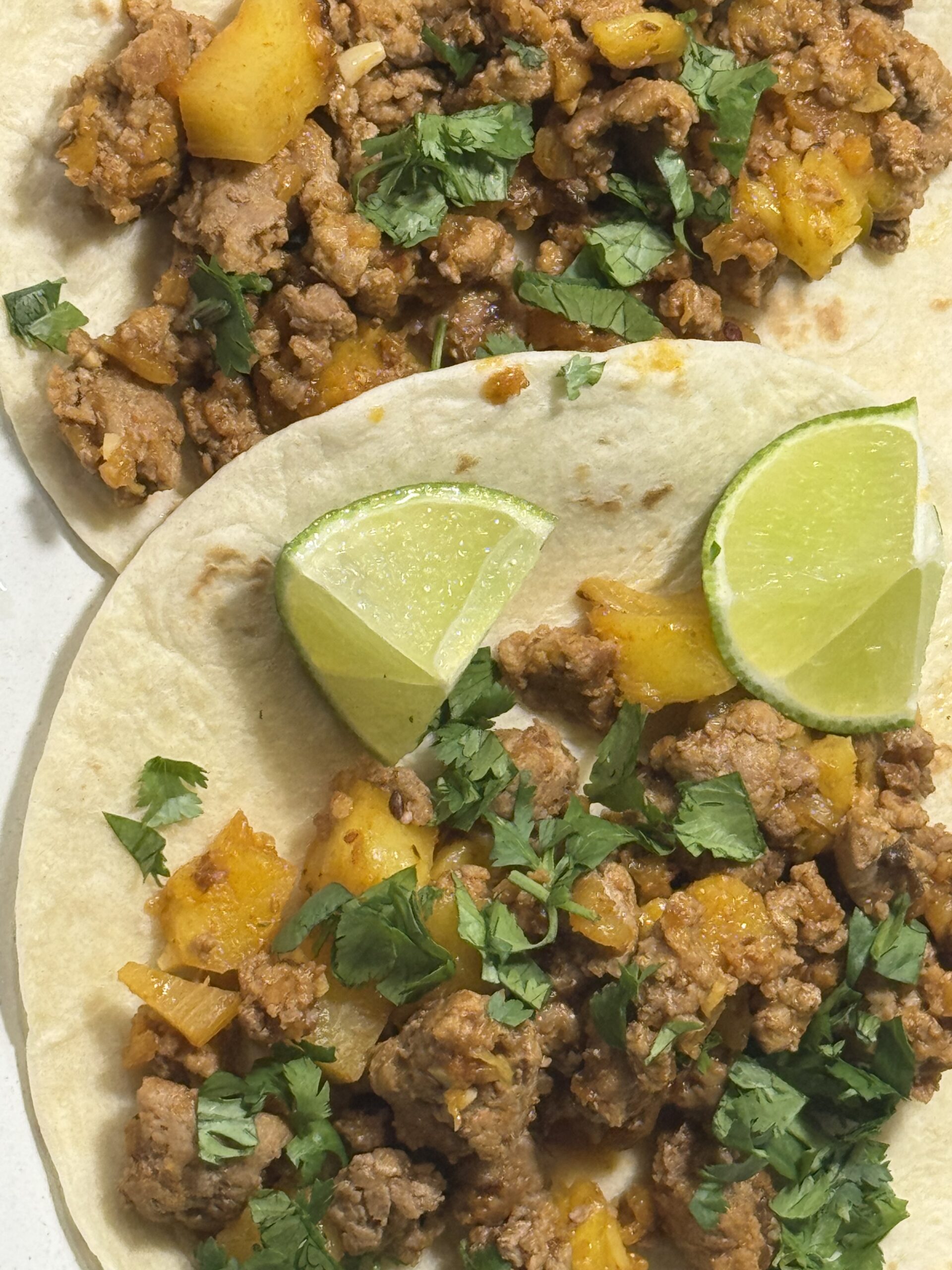 Spicy Pork & Pineapple Tacos