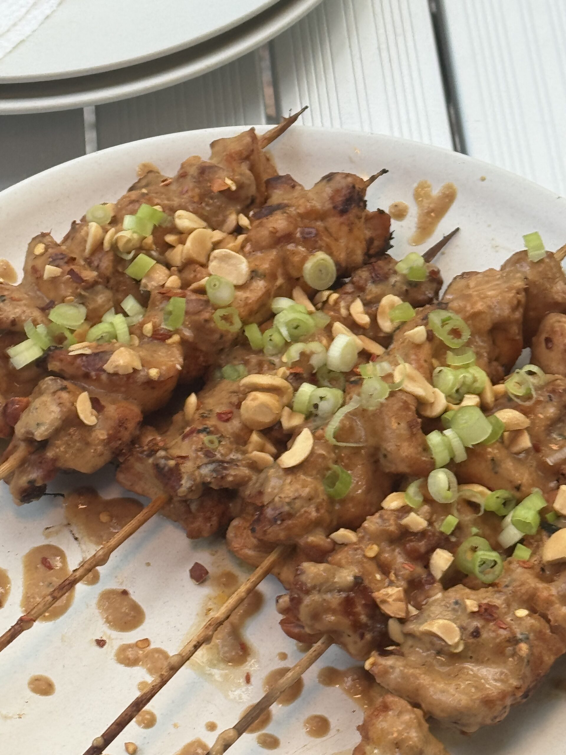 Easy Succulent Thai Chicken Skewers