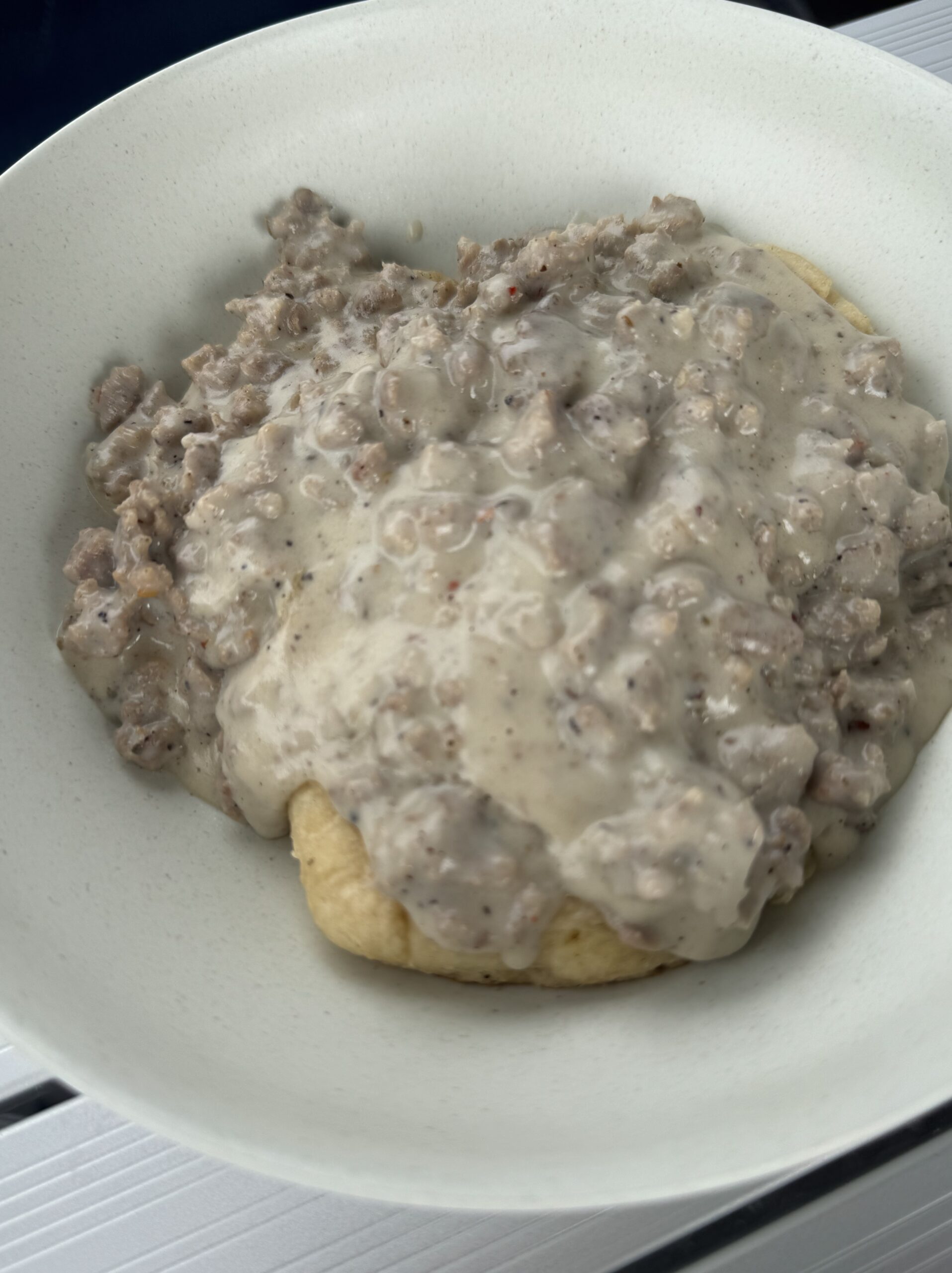 Delicious Cowboy Biscuits and Sausage Gravy