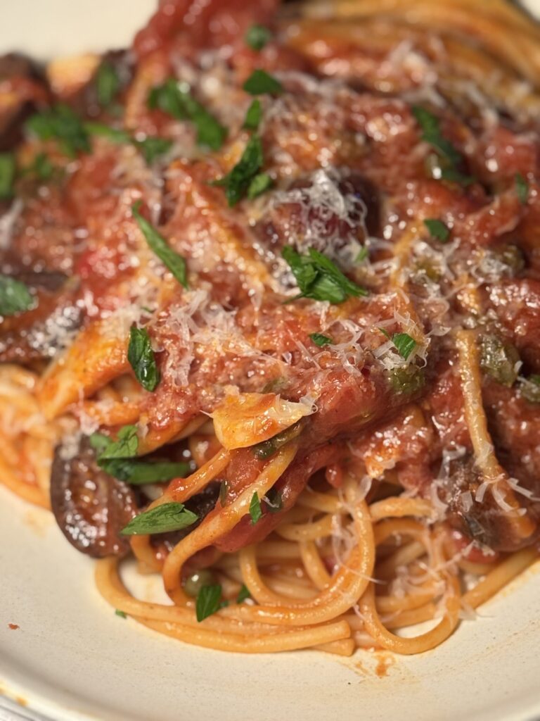 easy pasta puttanesca