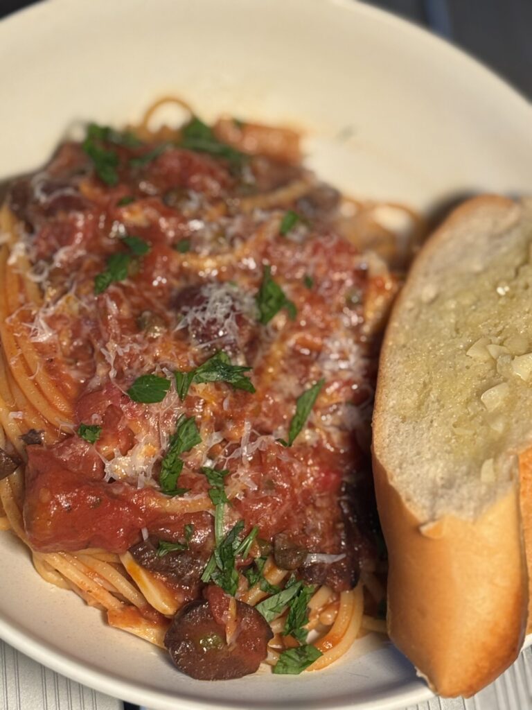easy pasta puttanesca