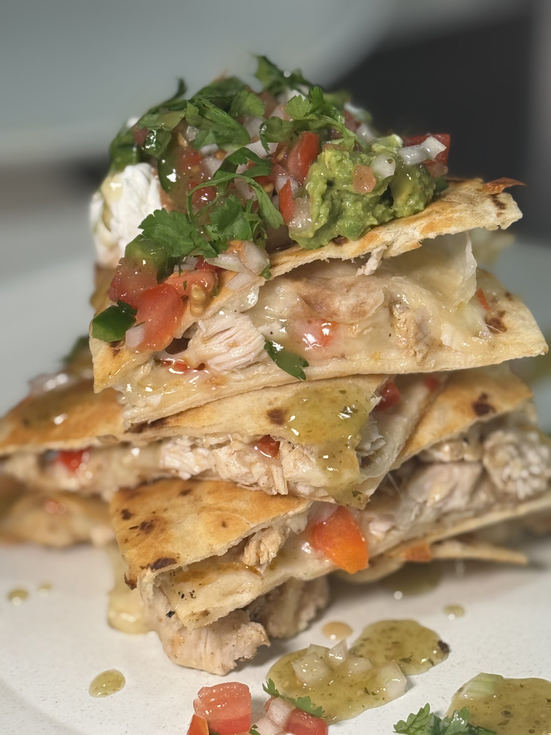 Grilled Chicken Quesadillas