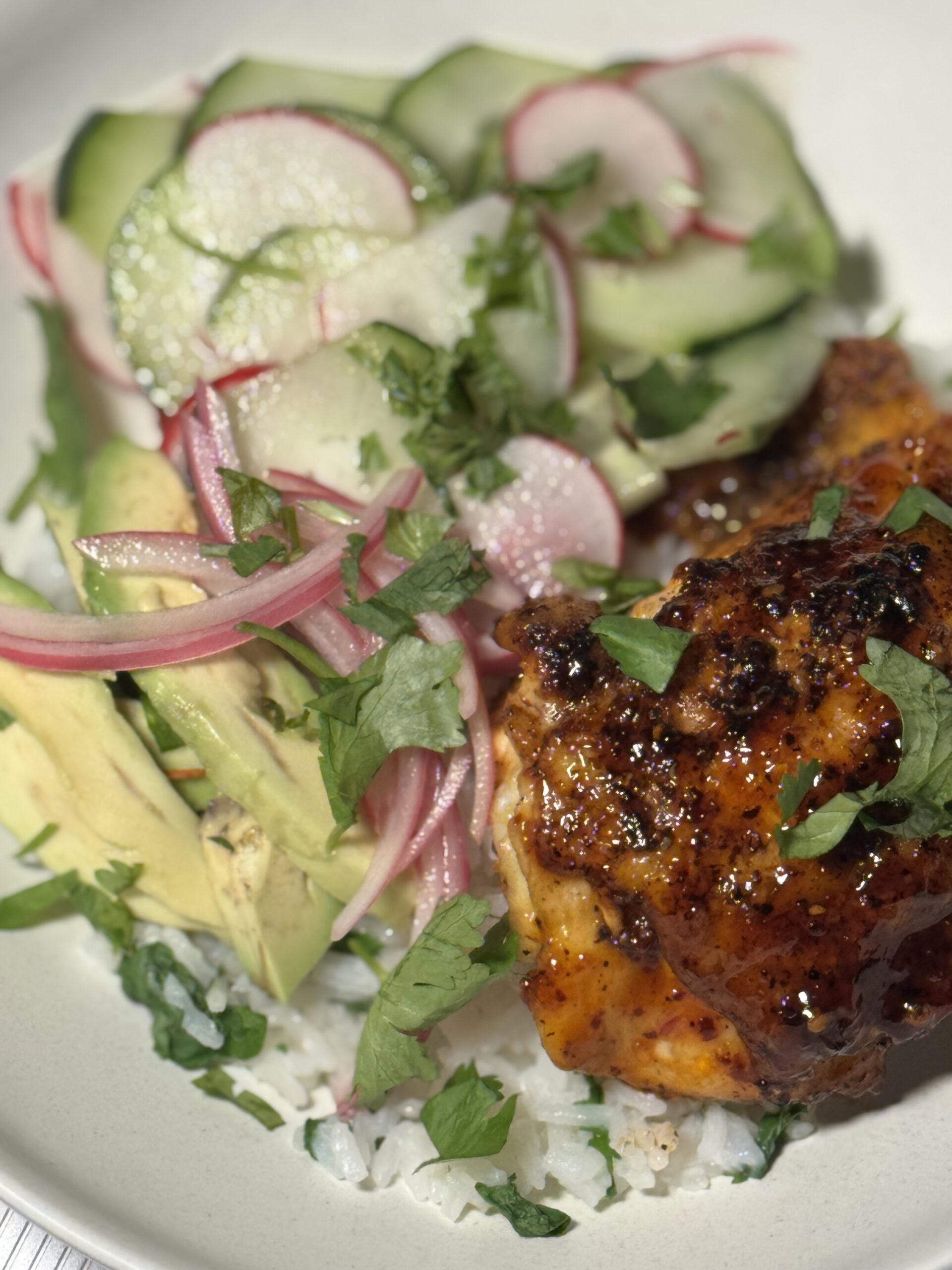 Hot Honey Chili Crunch Chicken Bowl (Flavor Packed Dinner)